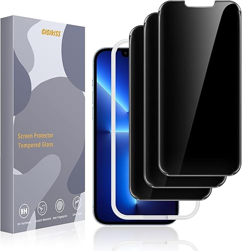 Vista 22 de Protector de pantalla compatible con iPhone 15 de 6.1 pulgadas, protector de pantalla de vidrio templado HD anti luz azul, fácil instalación