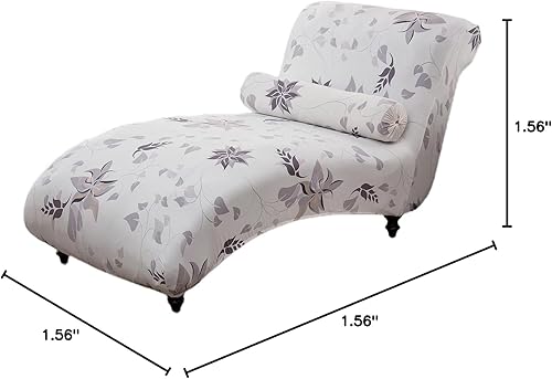 Miniatura 9 de Funda para tumbona sin brazos, funda elástica estampada para sofá reclinable, fundas elásticas para tumbonas para sala de estar, dormitorio, 13