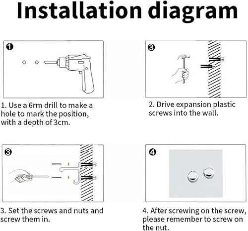 Miniatura 8 de Estante de secado de ropa montado en la pared de acero inoxidable para 5 bares, estante de secado expandible, ahorro de espacio para lavandería,