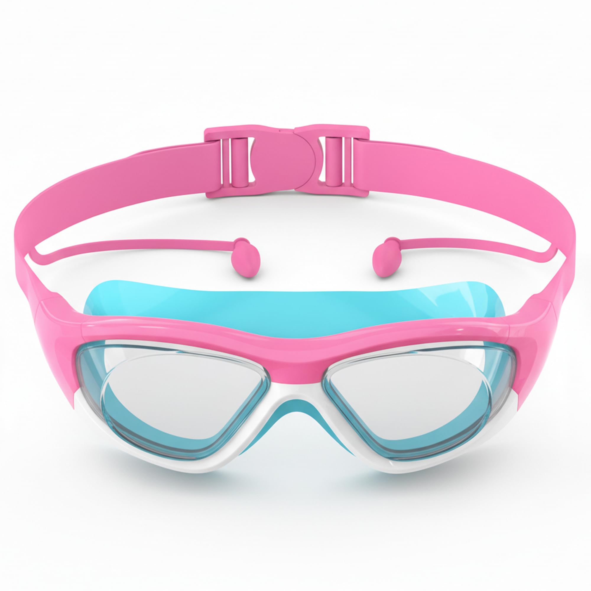 Lunettes de Natation Anti-Buée pour Usage Général | Protection UV, Imperméables, Joint en Silicone | Lunettes de Natation pour Enfants de 6 à 14 Ans