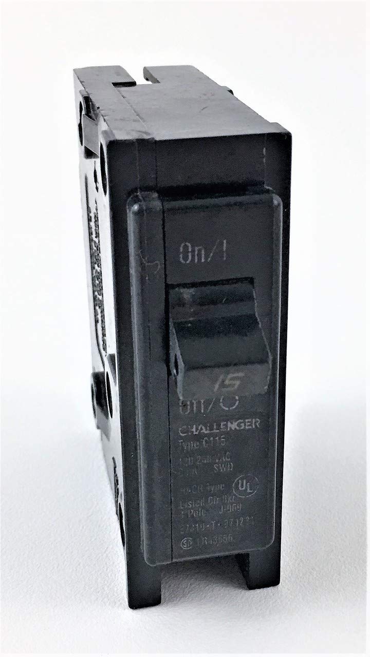 CHALLENGER C115 1 Pole, 120/240 VAC, 15 AMP, Circuit Breaker