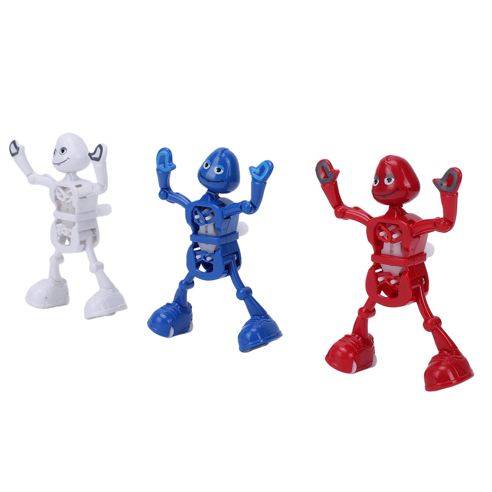 Wind Up Dancing Robot Toy, Manual Winding Clockwork Robot with Music for Kids 3+ Years
