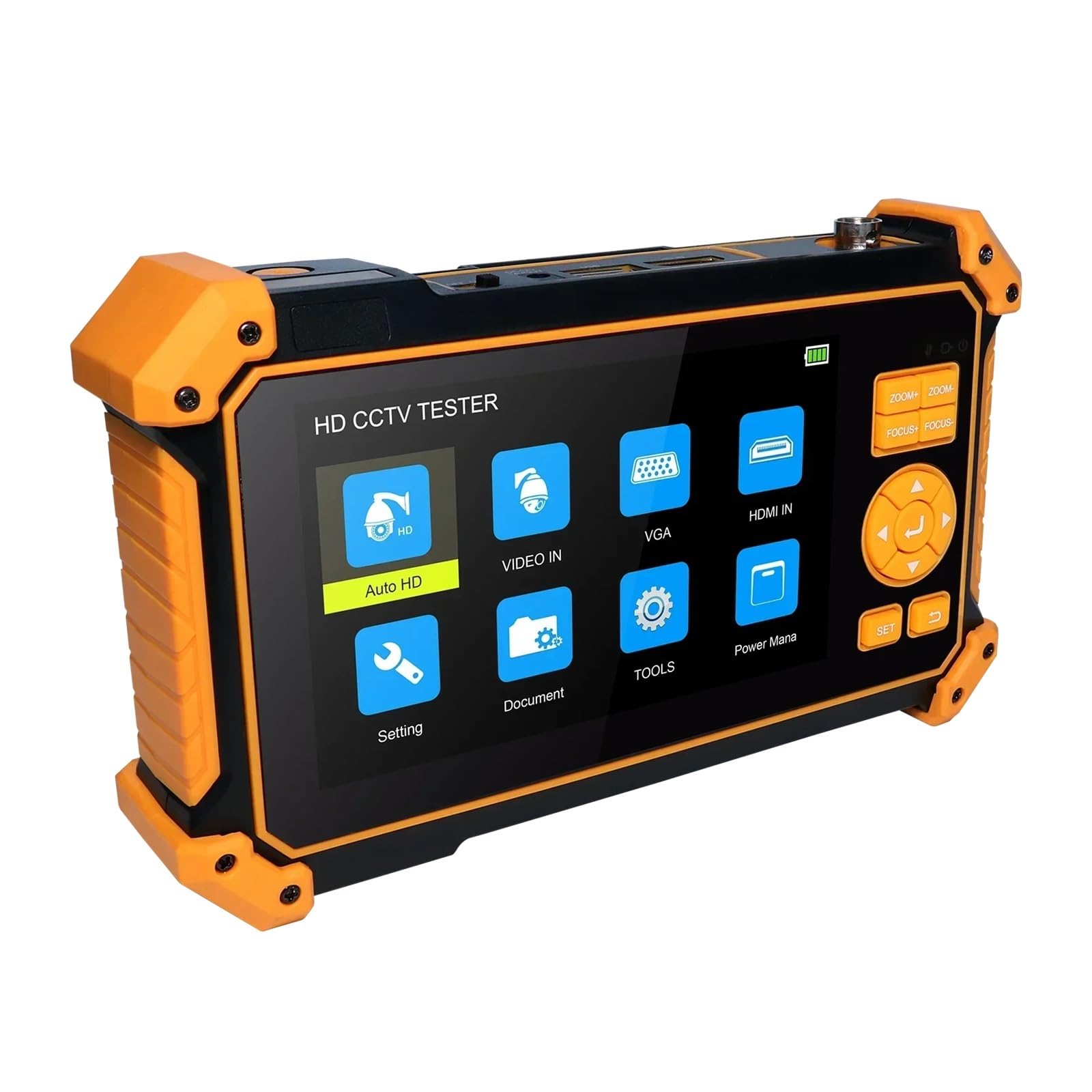 CCTV Tester, HD3100 Tester For Telecamera CCTV Da 5 Pollici 8MP AHD Monitor TVI CVI CVBS Portatile Supporto Telecamere PTZ UTP