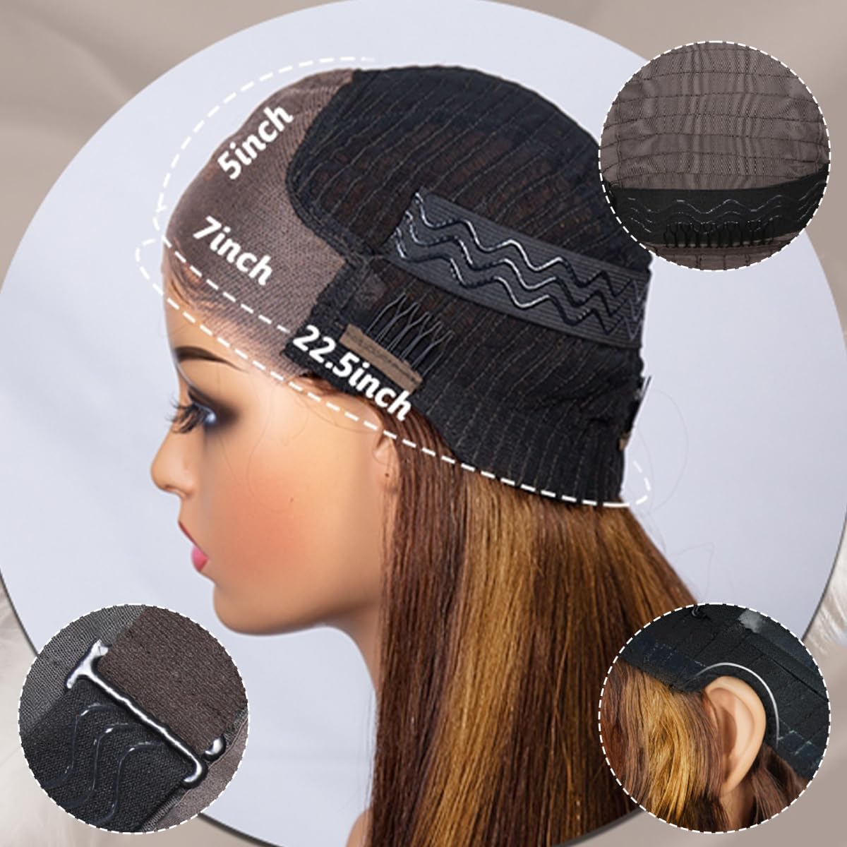 Ombre Lace Front Wig Human Hair 30 Inch Highlight Glueless Wigs Pre Plucked Pre Cut 7x5 Lace Blonde Highlight Wig Human Hair Glueless Wear and Go 200% Density 4/27 Ombre Wig For Women