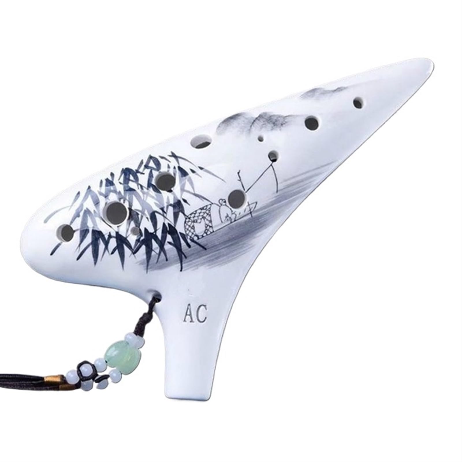 Ocarina principianti Strumento Ocarina 12 Fori Ocarina 12 Fori AC Tune Strumento Facile Da Imparare A Suonare Flauto Xun(A)