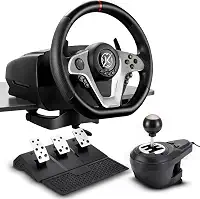 Kit Racing Kalkan G500 ProRacing Force Feedback Volante, Pedais e Câmbio KLK00032