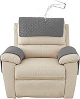 Vista 8 de XMAYODS Funda impermeable para sillón con reposabrazos, fundas antideslizantes para sofá y reposacabezas, fundas para respaldo, fundas para sillón