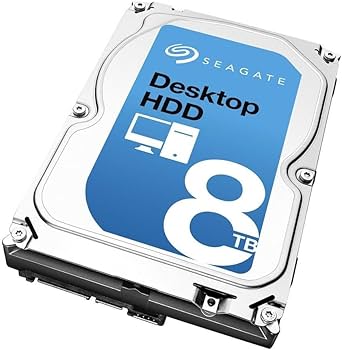 合計16TB Seagate Barracuda 8TB HDD×2 Amazon.com: (Old Model) Seagate 8TB Desktop HDD SATA 6Gb/s NCQ