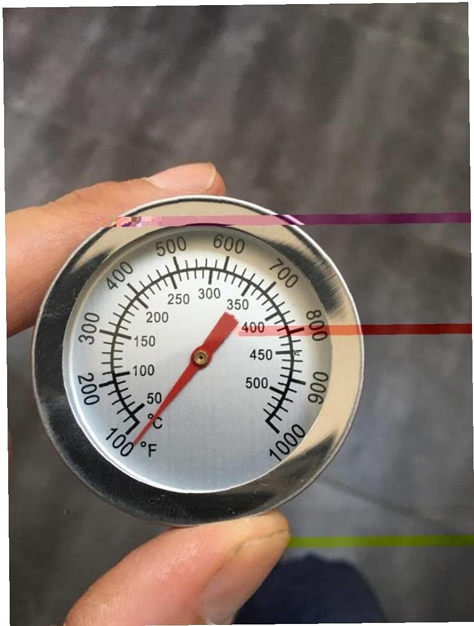 Amazon.co.jp: 温度計 50-500度 三線軌条 燻製 ピザ窯 薪ストーブ 調理