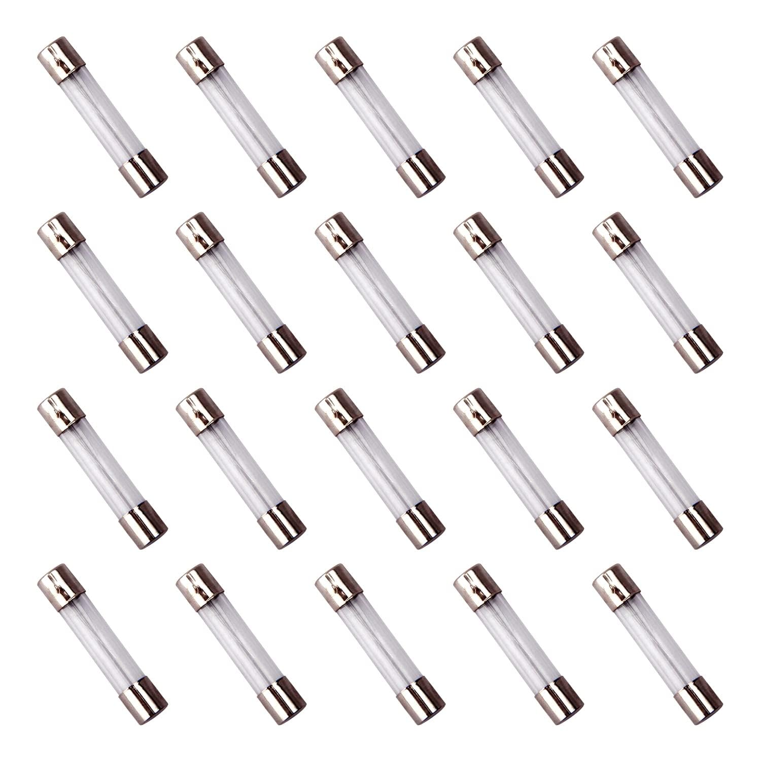 Glass Fuse 15 Amp 250V, 6x30mm, 10 Pack-picture-31