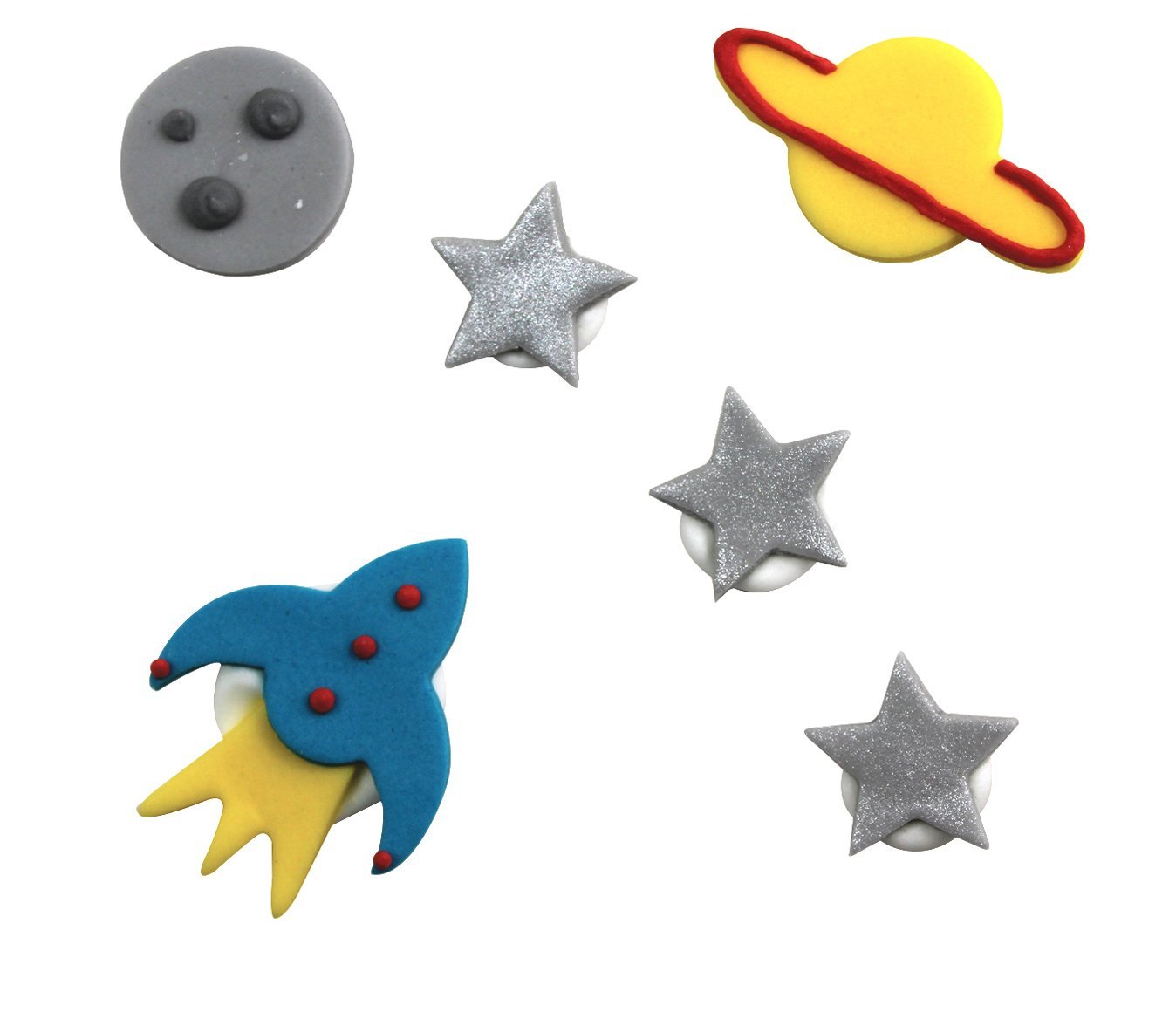 Anniversary House Outer Space Sugarcraft Toppers