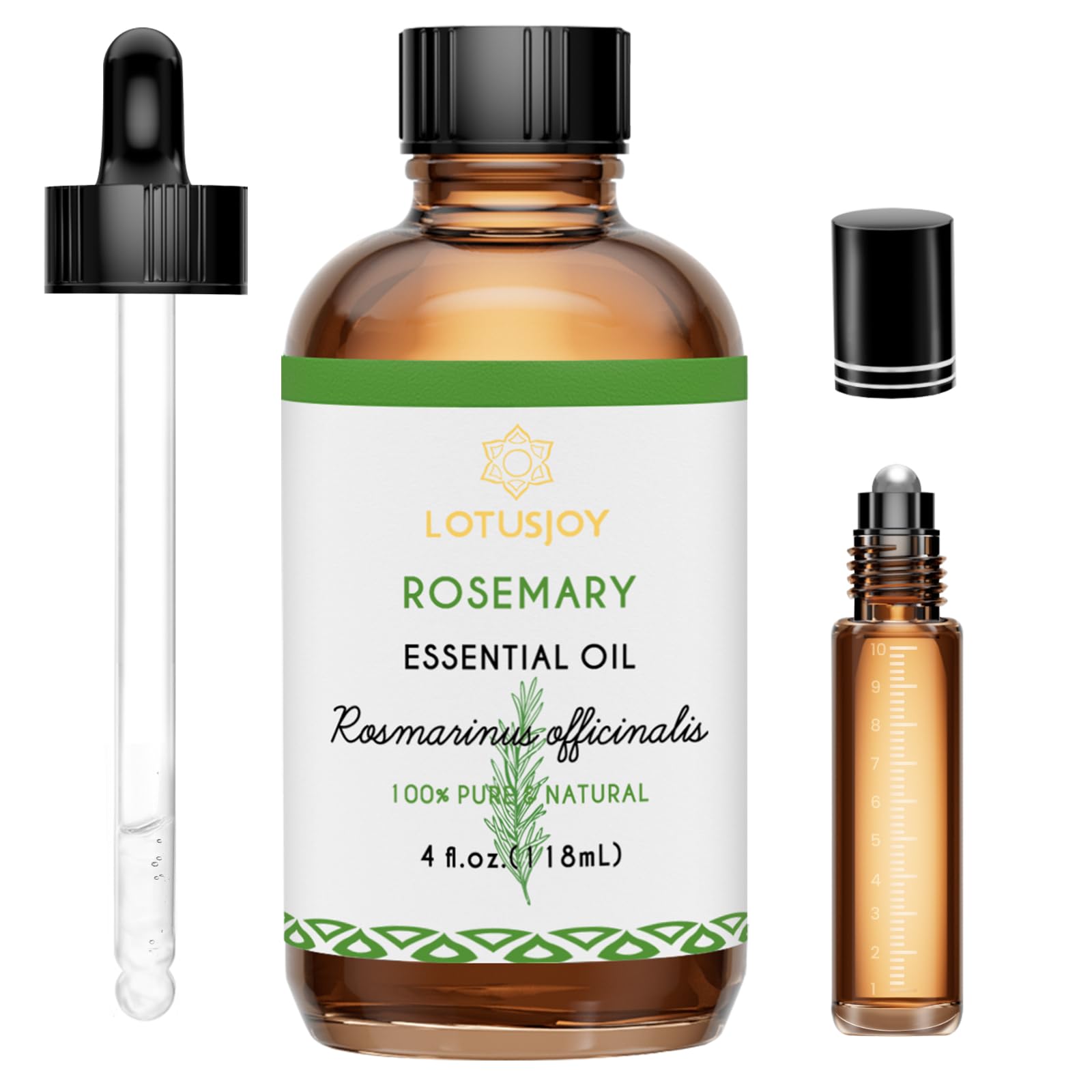 Rosemary Oil for Hair Growth, 100% Pure, 4 Oz