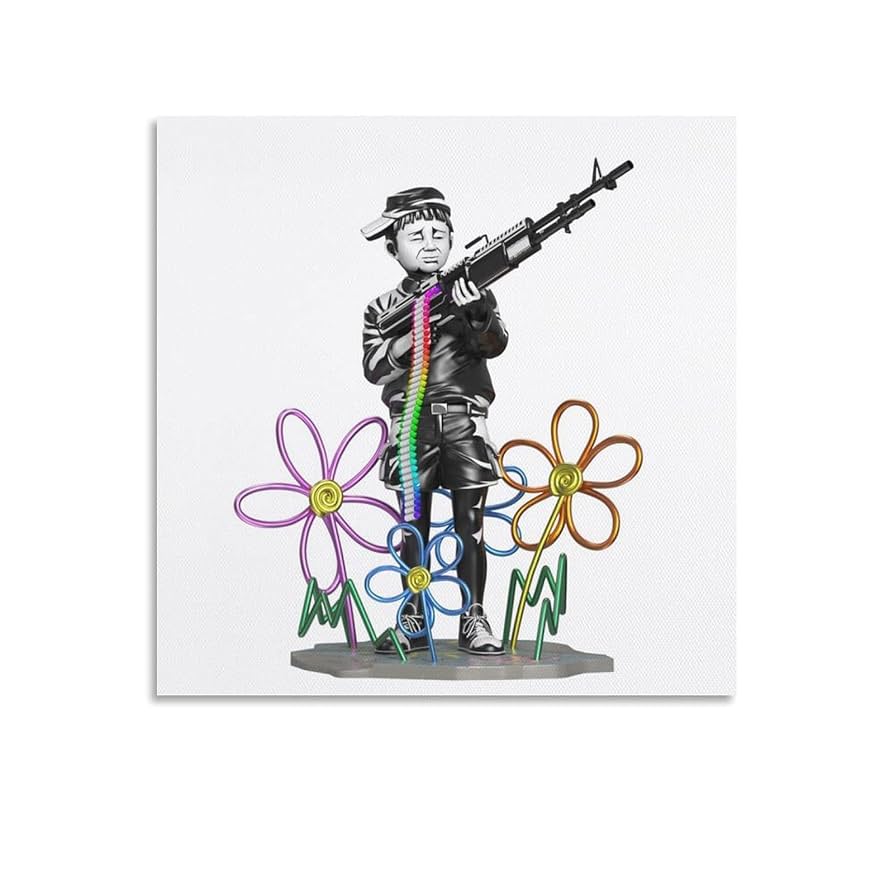 バンクシー Banksy アート クレヨンシューター 壁掛け 額入 油絵 楽天市場】絵画 バンクシー 【クレヨン シューター】 インテリア