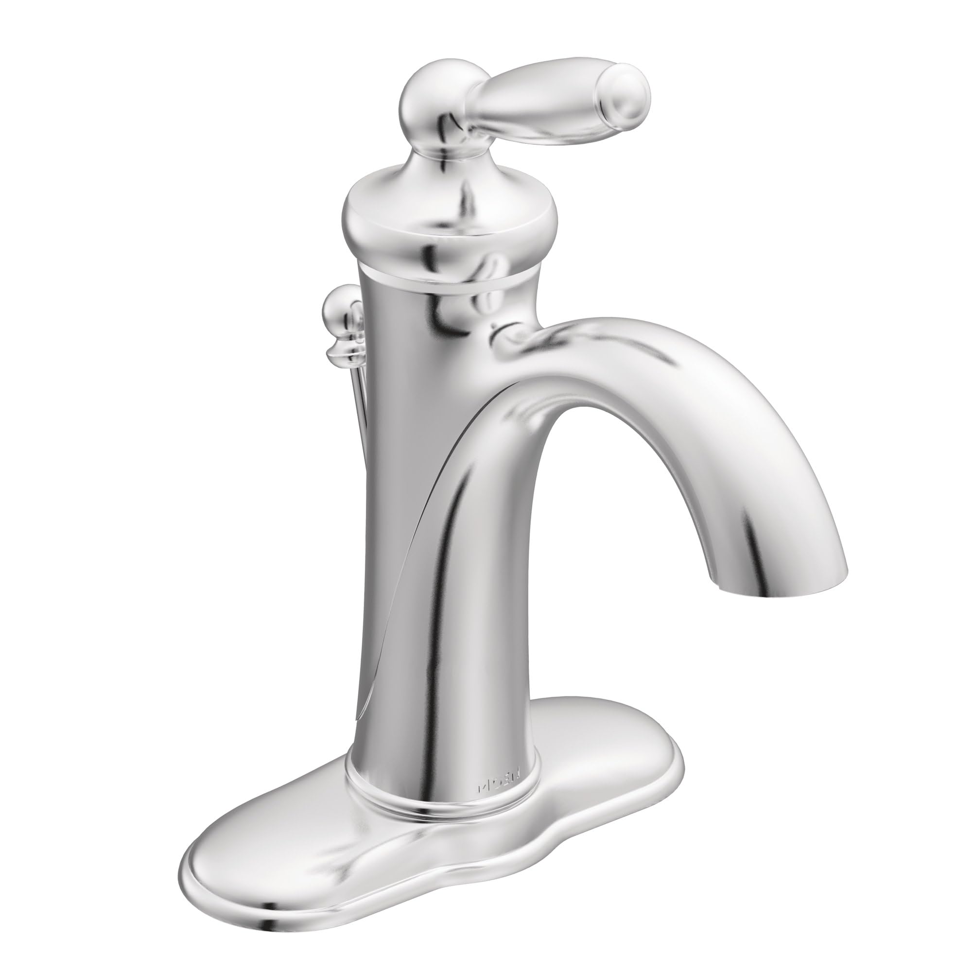 Moen Brantford TV6620ORB - Grifo de Lavabo de Baño de Arco Alto de Dos Manijas de Bronce Aceitado para Configuraciones de 3 Agujeros con Válvula Incluida