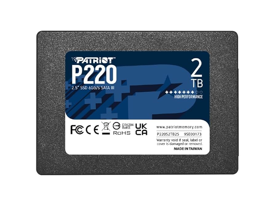内蔵型SSD PATRIOT SSD 2TB Amazon | Patriot P220 2TB Internal SSD - SATA 3 2.5