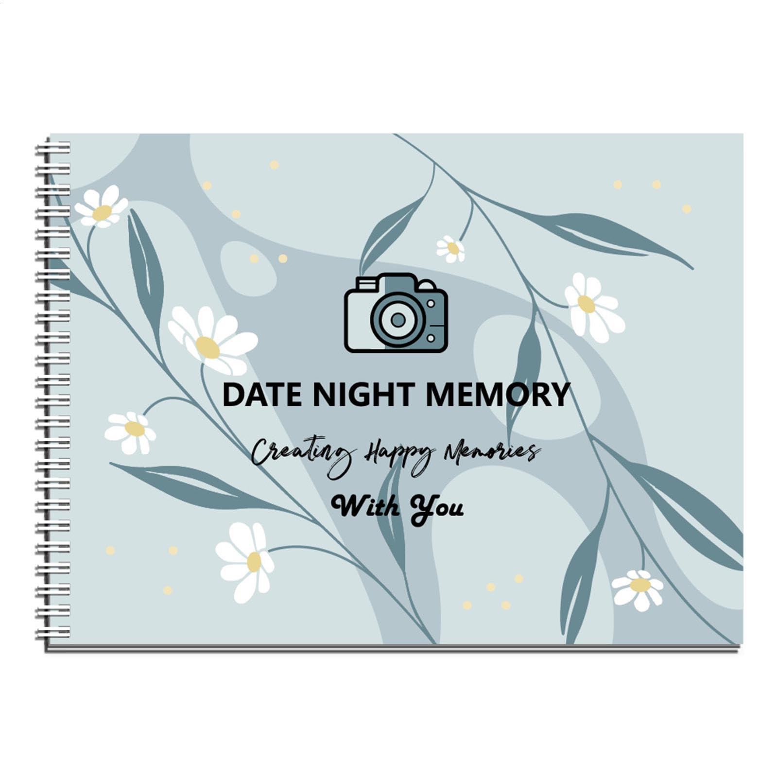 Album photo pour couple avec défis à gratter, carnet de rendez-vous