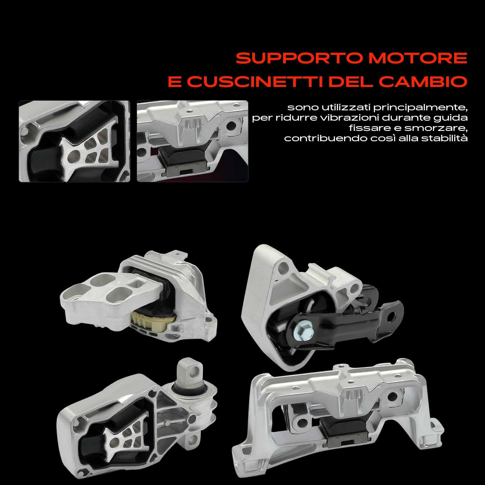 Frankberg 3 supporti motore + 1 supporto cambio anteriore 2462401209 | Compatibile con: Classe A W176, CLA Shooting Brake X117, CLA Coupé C117, Classe B W242 W246, Classe GLA X156