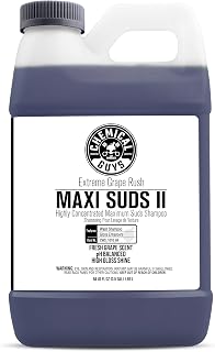 Chemical Guys Maxi-Suds II Foaming Car Wash Soap Grape Scent 64oz - Foam Cannon, Gun, Bucket Safe for Cars Trucks RVs Motorcycles