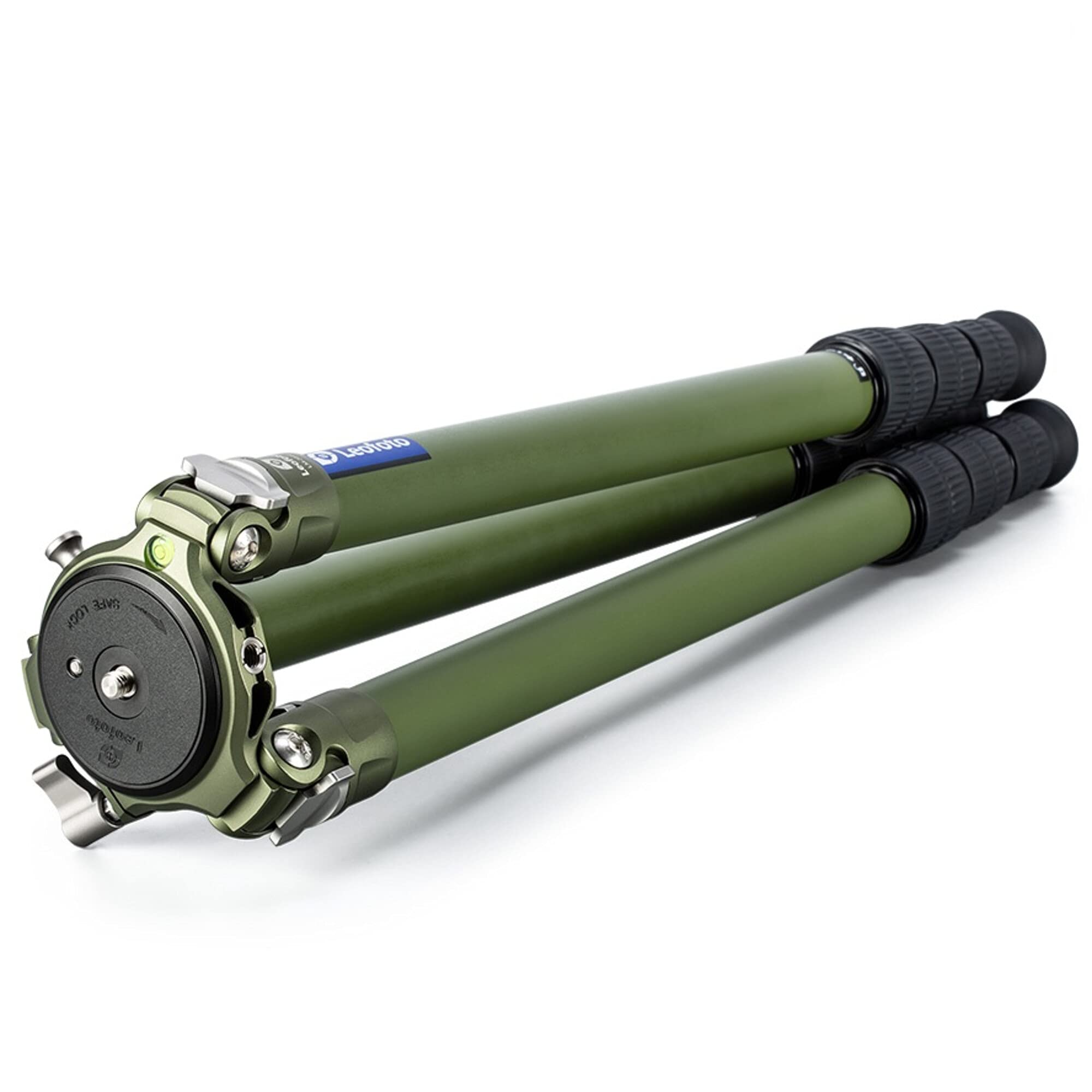 Leofoto LM-364CL(Olive) Summit Series Systematic - 75 mm, 1700 mm, bardzo długa wersja, nogi z włókna węglowego CF 4 sekcje