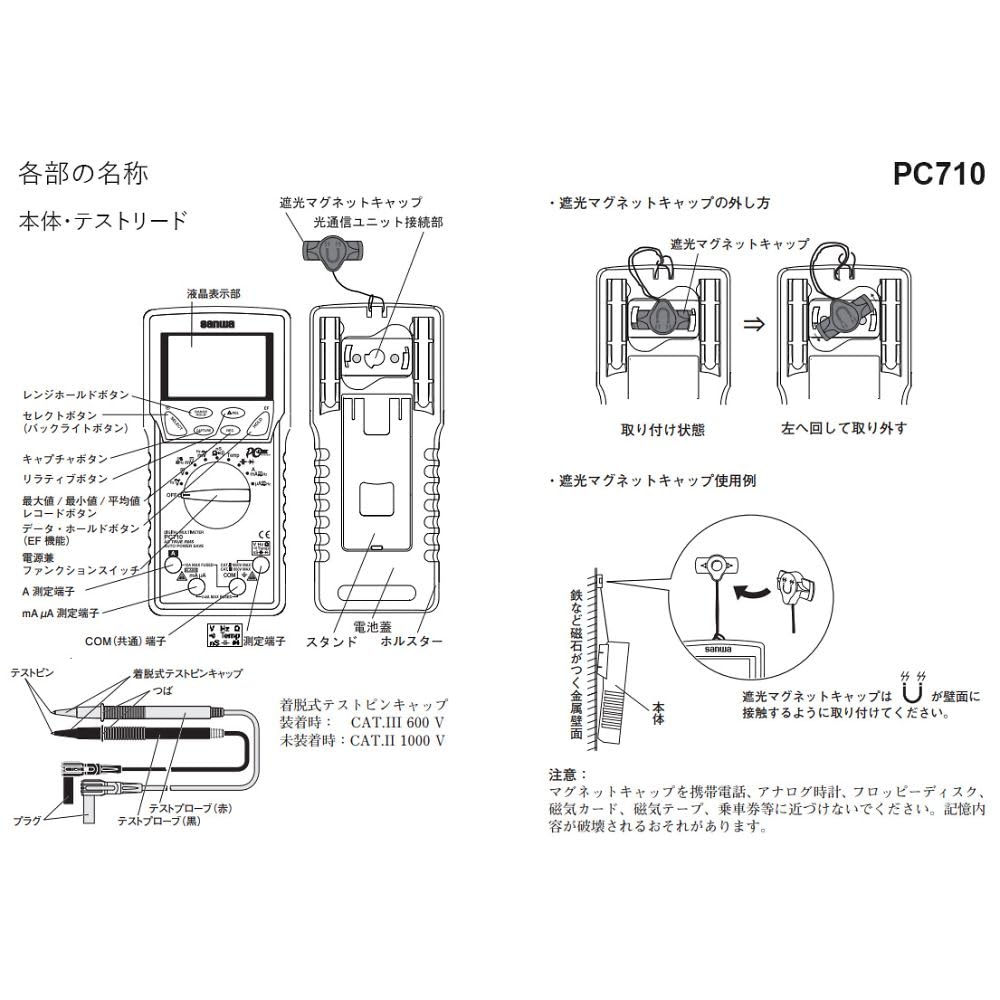 Amazon | 三和電気計器 sanwa デジタルマルチメーター 高確度・高