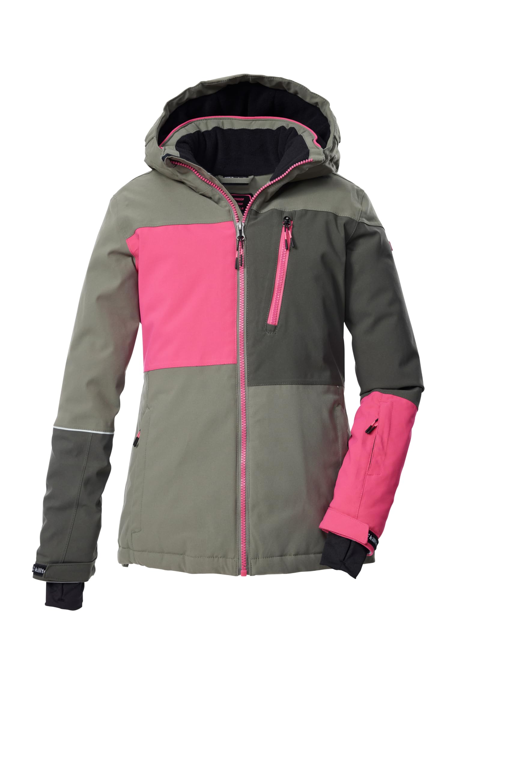Killtec Ksw 442 Grls - Giacca da sci con cappuccio e paraneve