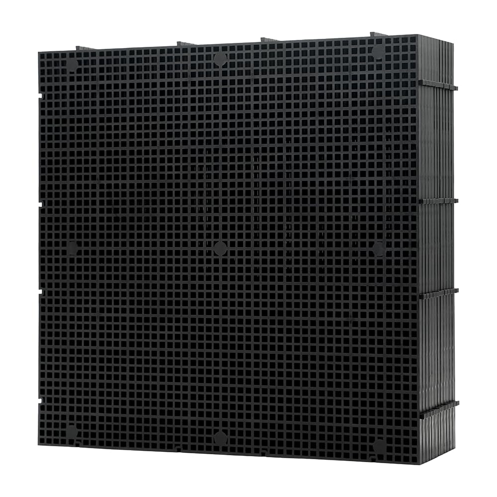 LINLAN 12 Pieces 11.8x11.8in (30X30cm) High-Density Aquarium Grid Plastic, Fish Tank Divider, Egg Crate for DIY Filtration and Bottom Protection in Aquascaping