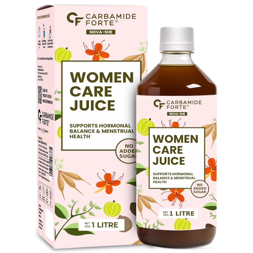 Carbamide Forte She Care Juice for Women | PCOS Supplement & PCOD Ayurvedic Medicine with 17 Ayurvedic Herbs | Supports Hormonal Balance for Women & Period Pain Relief & | She Care Herbal Juice with Shatavari, Ashoka & Methi | 1 Litre-image-46