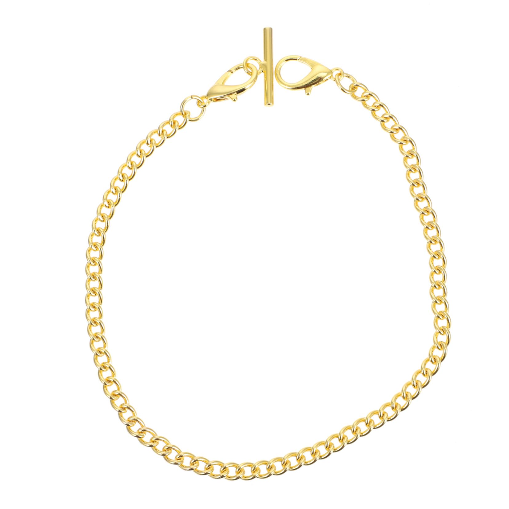 Healeved Pocket Watch Chain T Bar Clasp with Lobster Hooks Lightweight Clothing Accessory for Vintage Watches Easy Clip Design for Convenient Use Stylish Finish