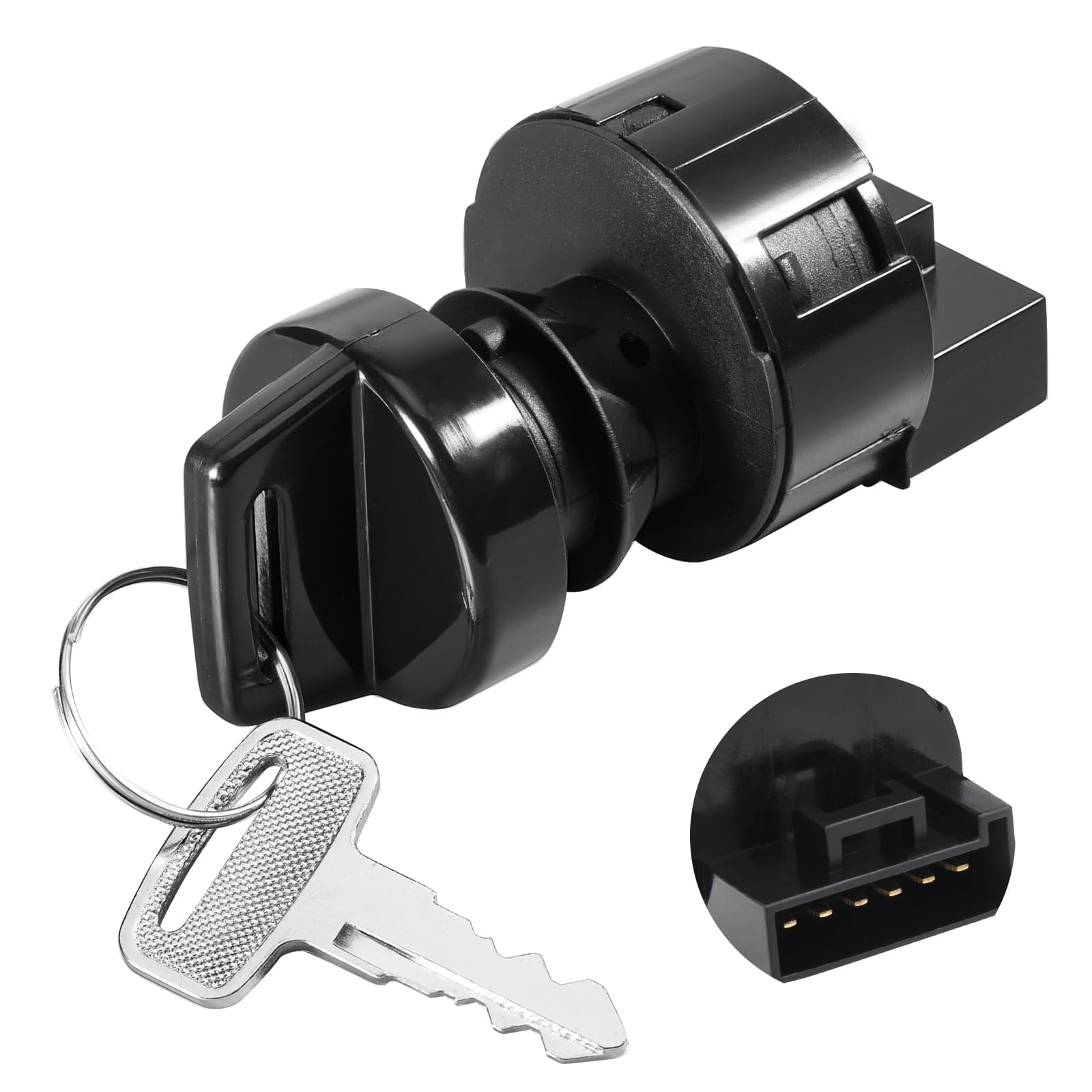 Ignition Key Switch for 2001-2018 Polaris Ranger/RZR/Sportsman 170 300 325 400 425 450 500 550 570 600 700 800 850 900 1000 4 XP X2 Crew EV HD S,