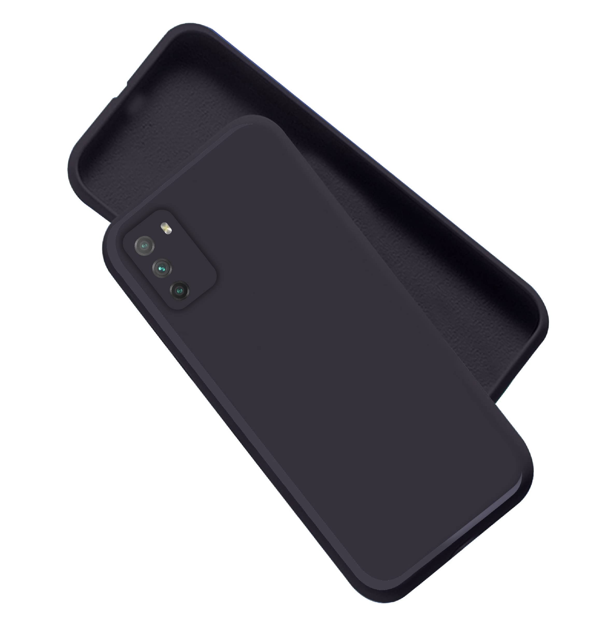 A rtistque Back Cover Case for Poco M3 with Camera Protection | Shockproof TPU | Stylish Protective Design | Slim Fit | Ultra Matte | Poco M3 Back Cover - Black (B0C33C4X8S) Amazon Price History, Amazon Price Tracker