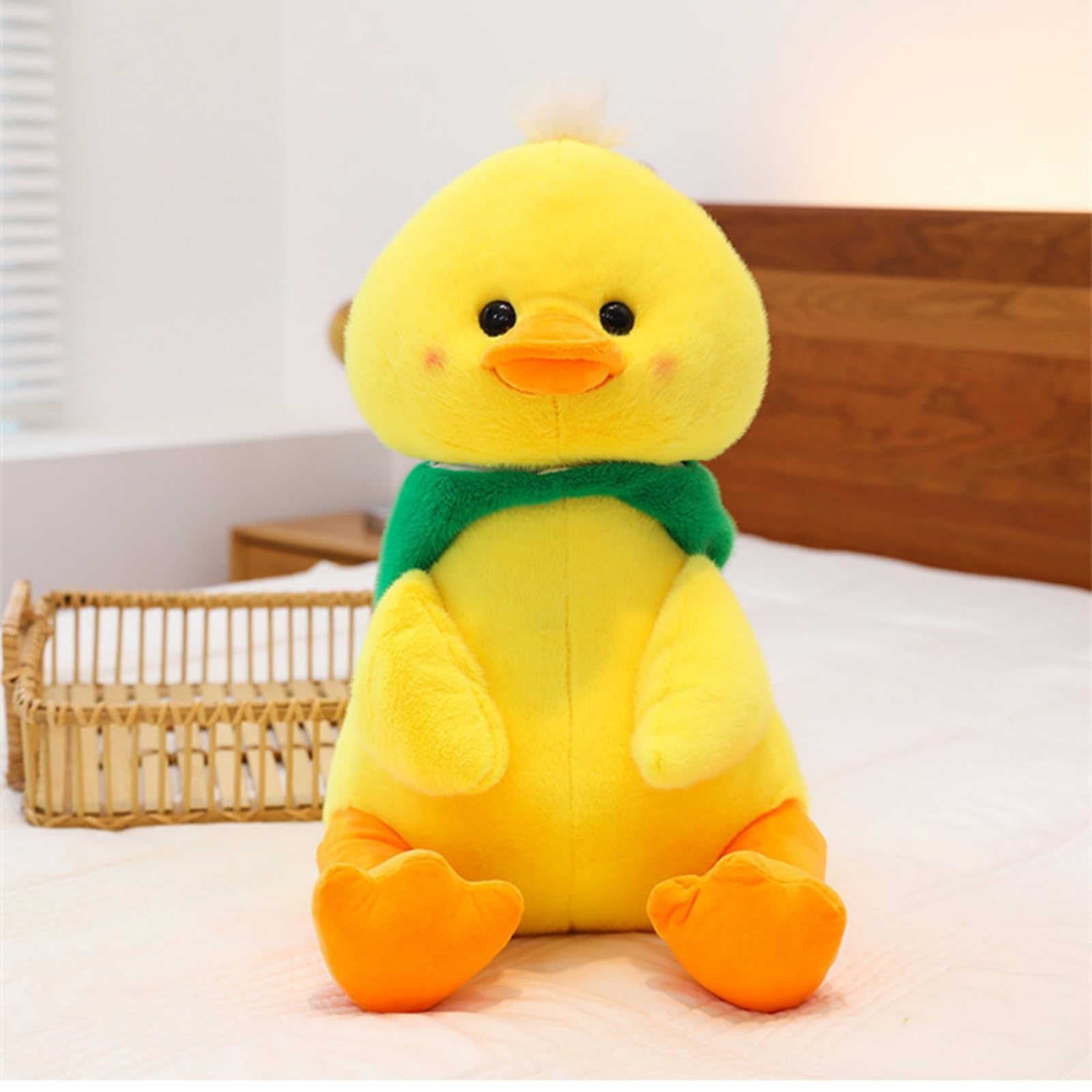 Kuscheltier, Niedlich Cartoon Bär Dinosaurier Kaninchen Plüschtier mit Hut, Kuscheliges Stofftier zum Spielen & Beruhigen, Geschenk für Kinder & Erwachsene (40cm,Hase)