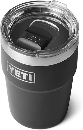 Miniatura 22 de YETI Rambler - Vaso apilable de 16 onzas, aislado al vacío, de acero inoxidable con tapa MagSlider | Stackable, Vacuum Insulated, MagSlider Lid,