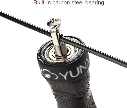 Miniatura 2 de KANDUO Cuerda de saltar pesada, cuerdas de saltar digitales sin cuerda con contador, contador de calorías, para entrenamiento y entrenamiento de