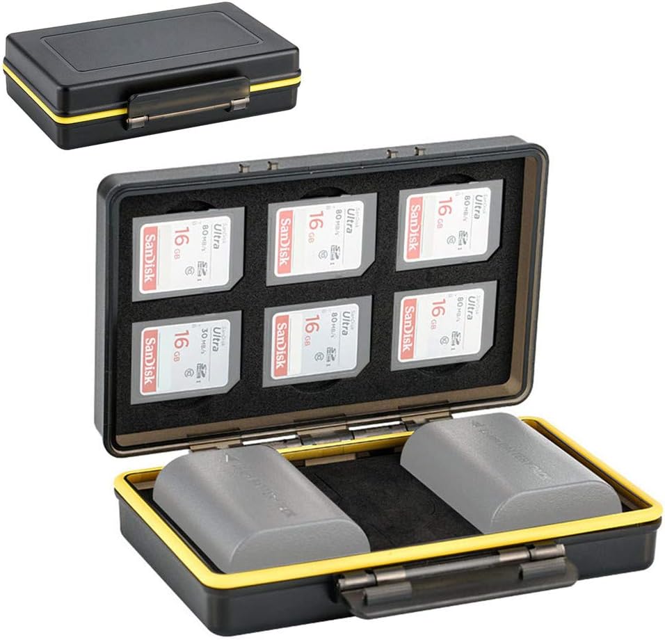 SD Card Holder Camera Battery Indianapolis Mall Case Storage 35% OFF for Box 6 2in1 S