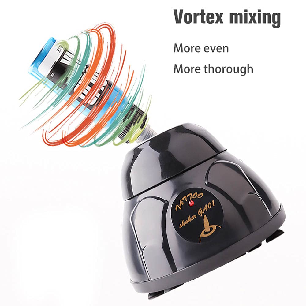 Vortex - Mezclador líquido Vortex para salones de uñas, pintores y aficionados, potente mini coctelera con 5200 rpm, multiusos, mini Vortex, mezclador de tinta de pigmento eléctrico