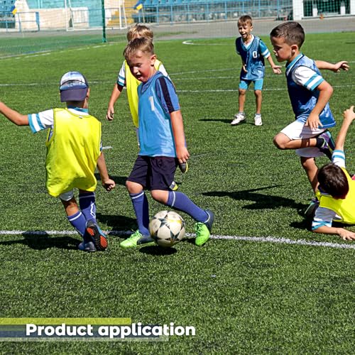 Image of Boyiee Pinnies Scrimmage Vests, Youth Pinnies Nylon Mesh Team Practice Jersey for Sports Basketball Soccer Football
