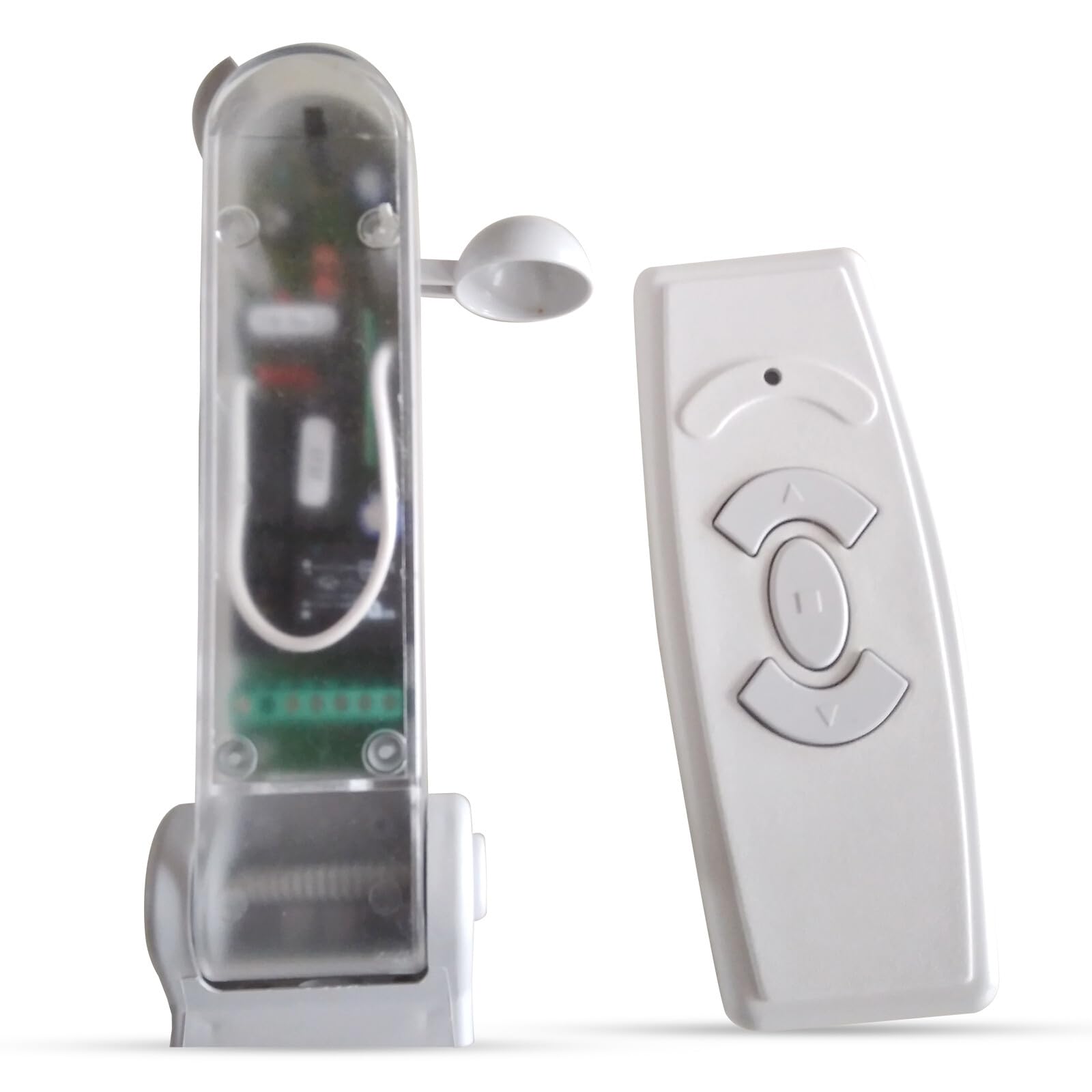 TENDEEVOLUTION Centralina per Tende da Sole con Telecomando e Sensore Pioggia Vento. Centralina Tenda con Anemometro per azionamento automatico motore (Sensore Vento)