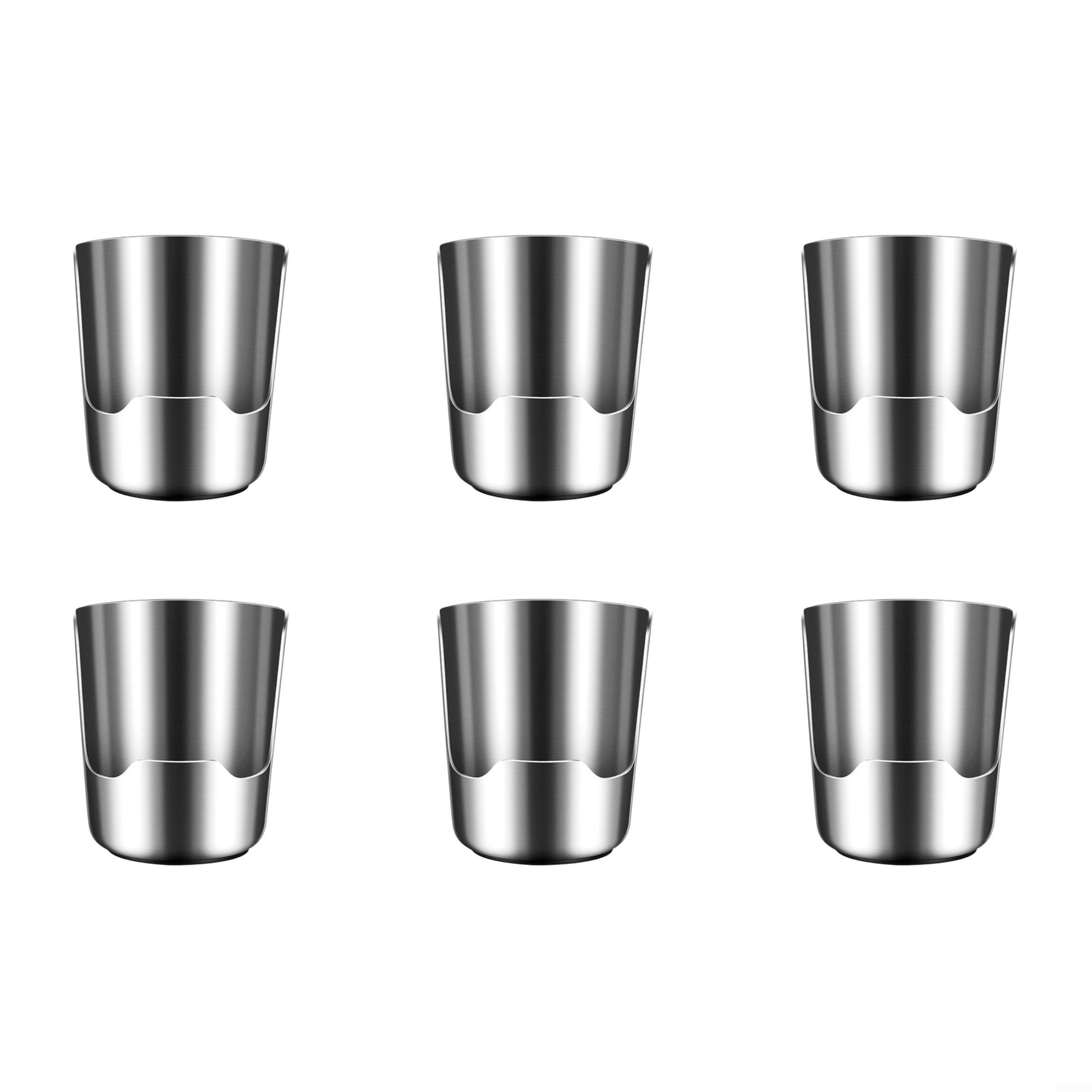 QOXEZY Porta mestolo in acciaio inossidabile 304, scaffale verticale per utensili da cucina, per coperchi di pentole, spatole, piccoli taglieri, organizer salvaspazio per appartamenti (6)