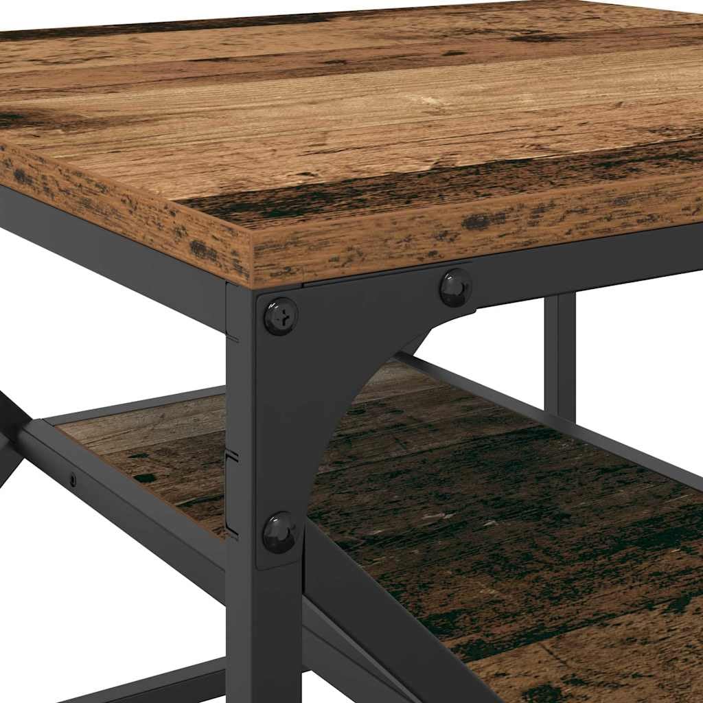 vidaXL Tavolino da Salotto Legno Vecchio 51 x 50 x 40 cm