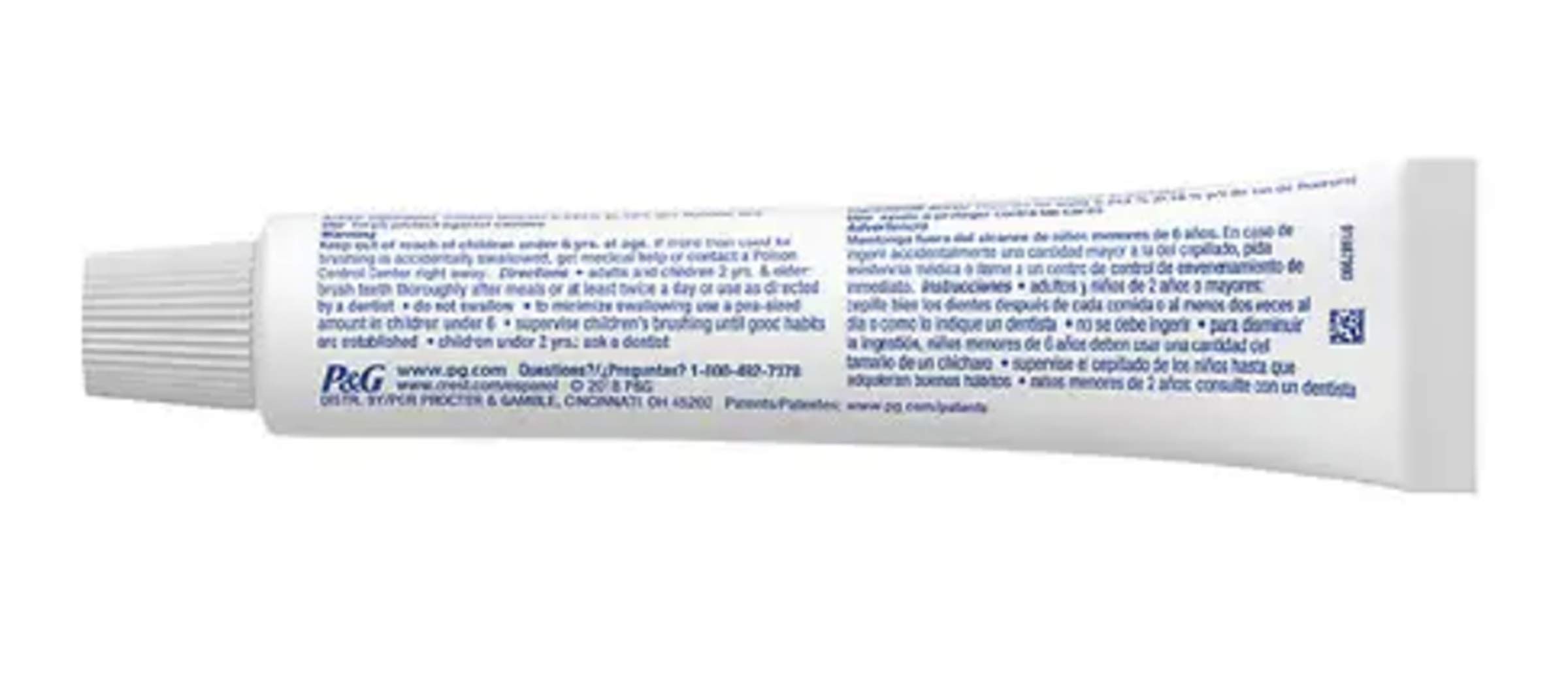 Crest Complete Plus + bicarbonato di sodio sbiancante e perossido con cannocchiale menta fresca 153,1 g (2 pezzi)