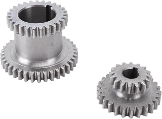 Metal Gear Set, 2 Speed High Low Duplicate Gear Replacement for 0618 7x12 7x14 Mini Lathe Mini Mill, Metal Gear Kit