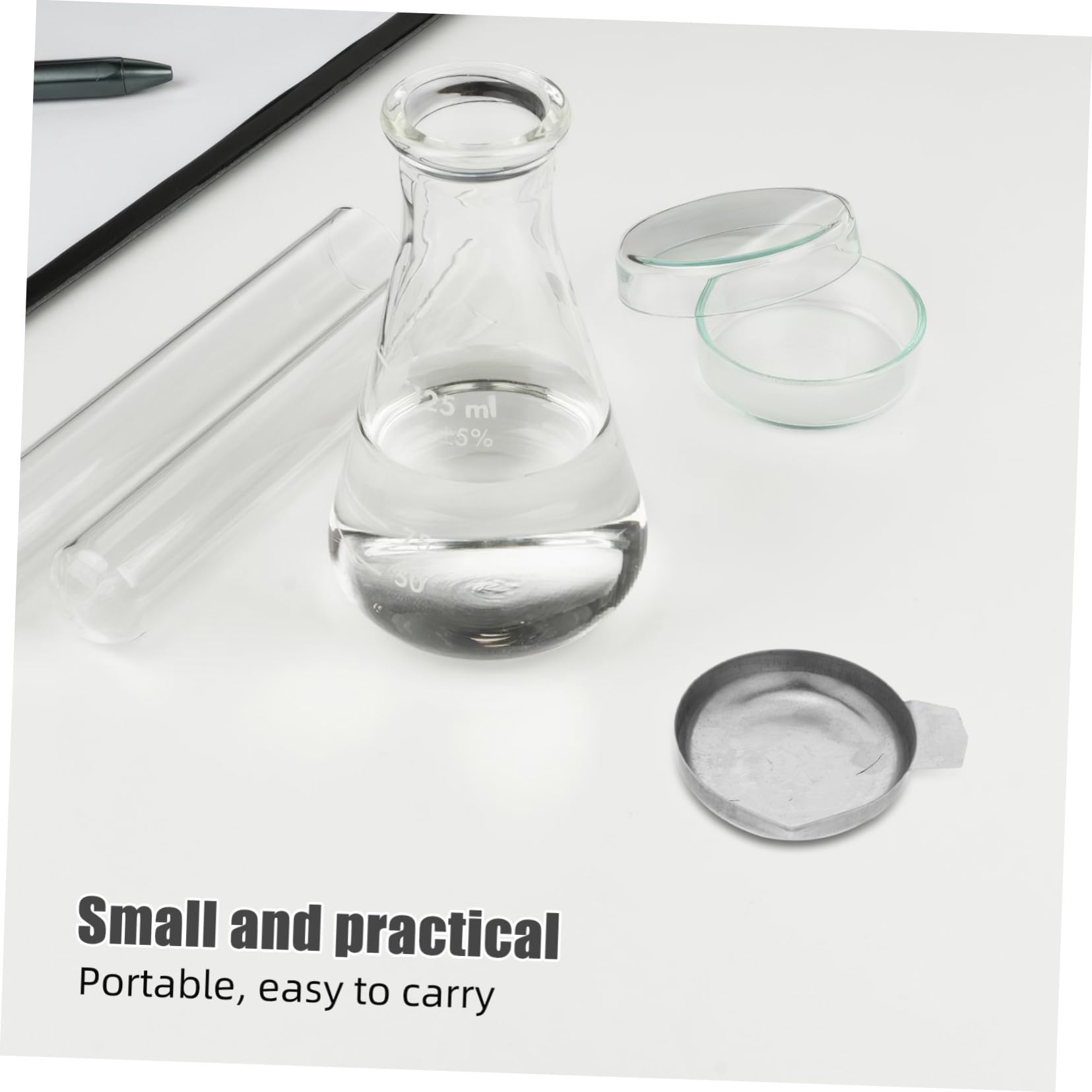 ABOOFAN 10 Pièces Plateau de Pesée Acier Inoxydable avec Bec Étroit Plateau de Pesée Précis pour Bijoux Poudre et Liquides pour Balance de Laboratoire et Échelle Alimentaire