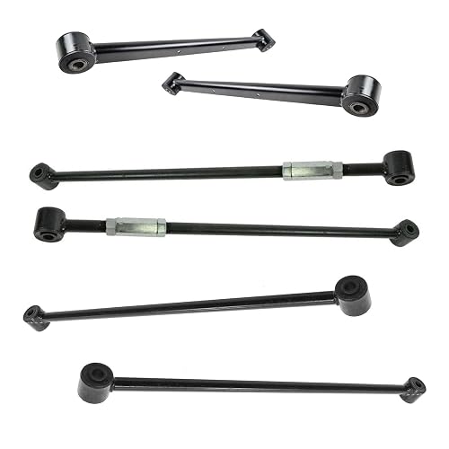 TRQ 6pc Suspension Kit Rear Trailing Arms Lateral Links | For Century Regal Impala
