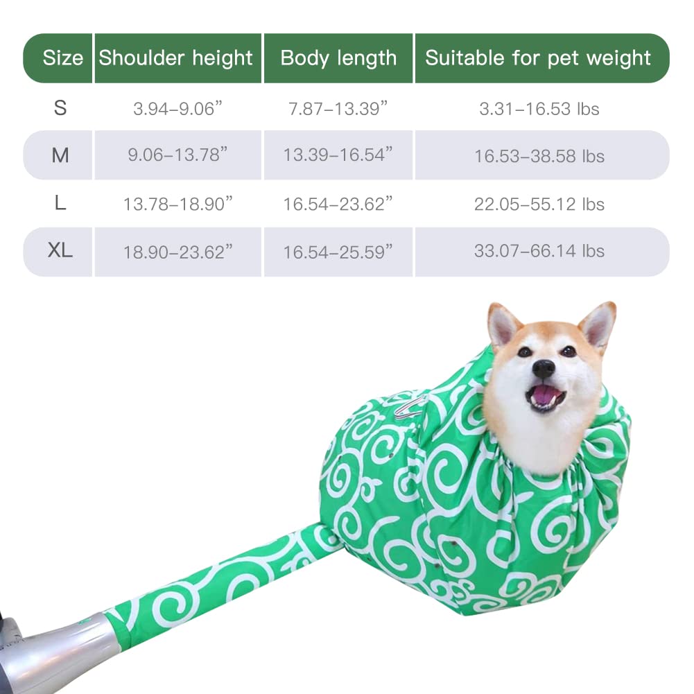 Amazon | WAYUTO フレキシブルペットドライバッグ 巾着付き 犬の