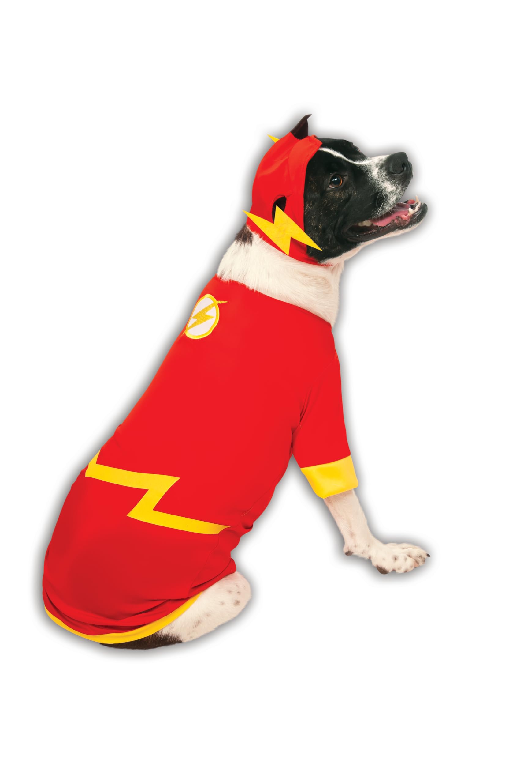 Costume Flash pour chien Rubies taille S vêtement Halloween DC Comics multicolore