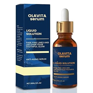 Facial Serum, Liquid Solution Anti Aging Serum, Vitamin C & E Serum, Boosts Skin Collagen Production, Diminishes Fine Lines & Wrinkles for a Youthful Glow - Amazon product rated Grade B