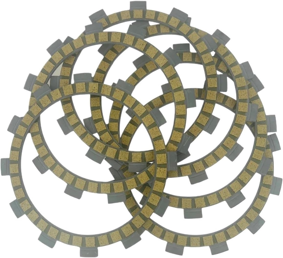 Clutch Friction Plate Kit Motorcycle Friction Clutch Disc Plates 6Pc for XG250 for Tricker 2014-2016 2018 XT250 for Serow 250 2010-2020 XT250X 2008-2017