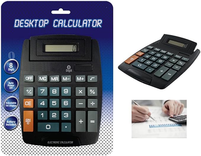 Calculadora jumbo grande, botão grande