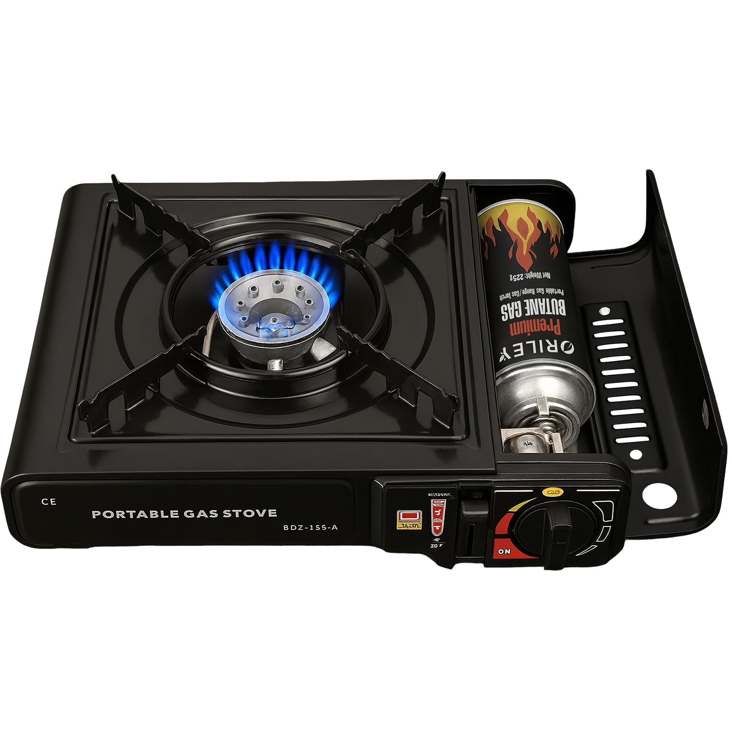 Oriley Portable Camping Gas Stove Cooking Gas burner with Carrying Case for Outdoor Camping Hiking Trekking - (Pack of 1, Black, 34 x 26 x 7.5 cm)-image-33