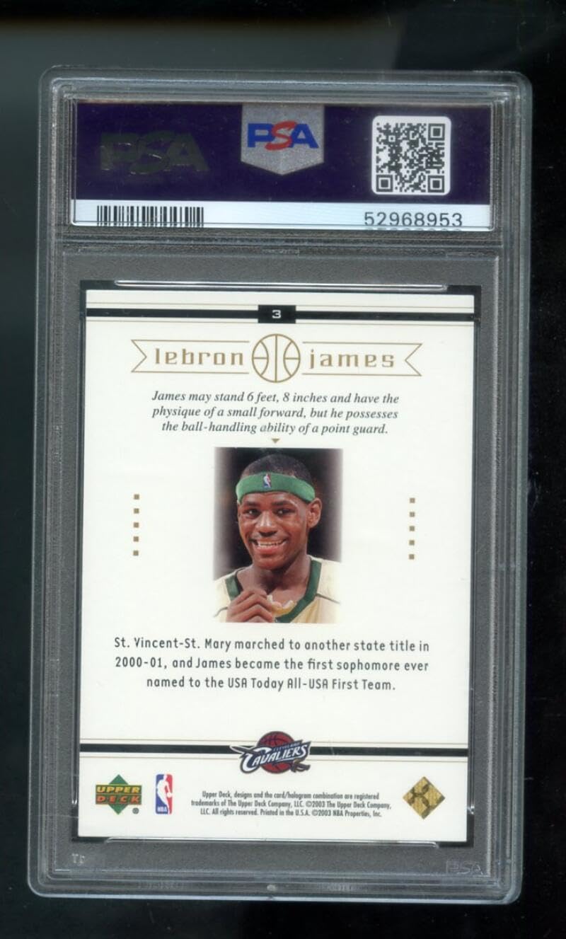 Amazon.com: 2003-04 Upper Deck Box Set #3 Lebron James ROOKIE RC 